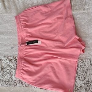 Victoria's Secret Terry Cover-up Shorts- Medium-Pink Cocktail